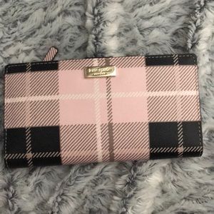 Pink authentic Kate spade wallet